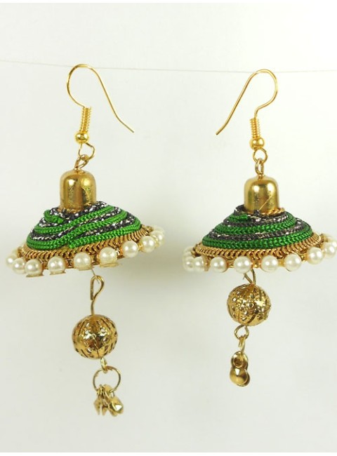 Silk Thread Earrings